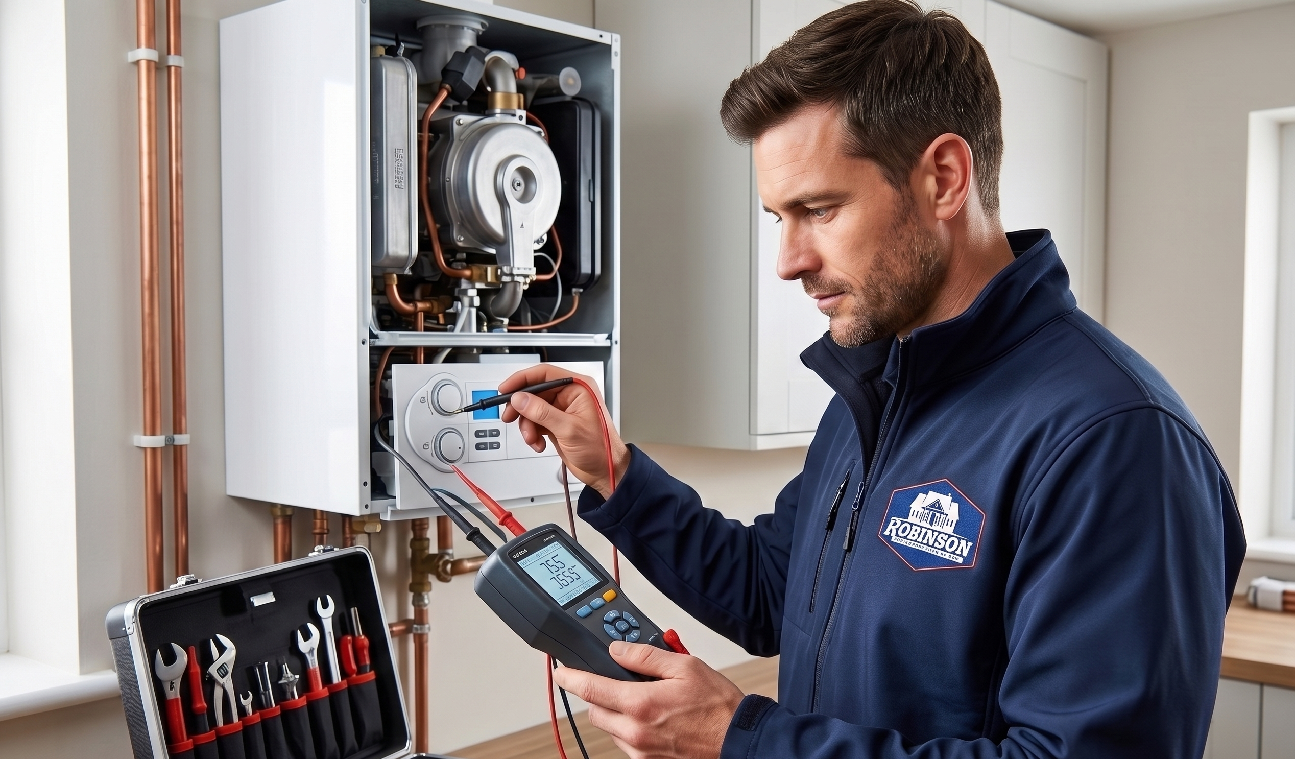 Robinson Essential technician on site